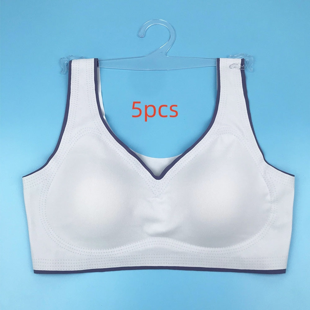 Seamless Underwear Summer Thin Women's Ice Silk Bra Beauty Back