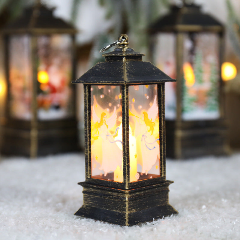 Christmas Lantern LED Electronic Candle Table Lamp Night Light For The Elderly