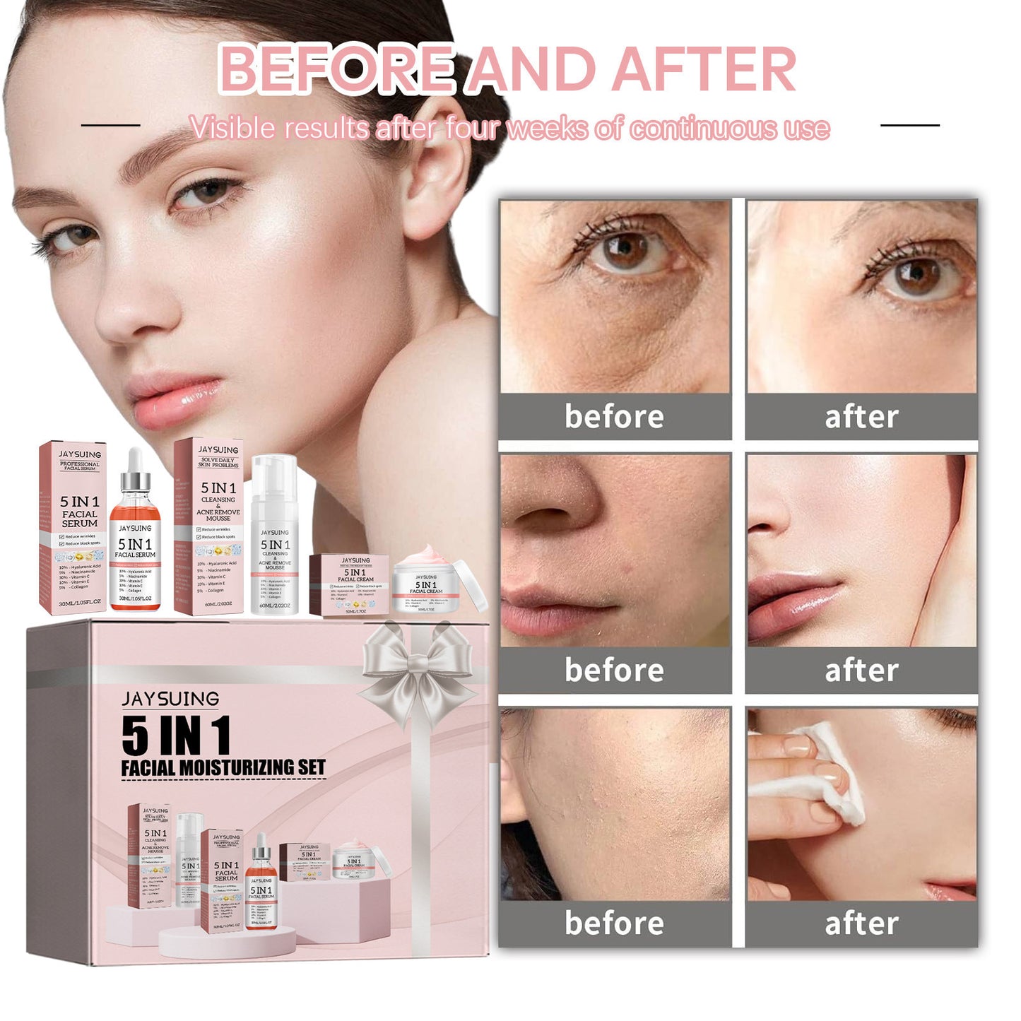 5-in-1 Facial Moisturizing Suit Hydrating Deep