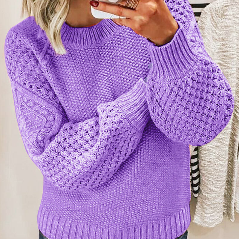 All Match Solid Color Thick Warm Sweater