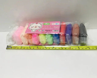 Space Mud Colored Clay Resin Ultra Light 12 Colors Brickearth Plasticine Set