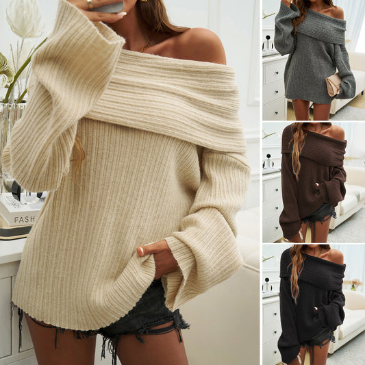 Autumn And Winter Loose Temperament Pullover Long Sleeve Sweater