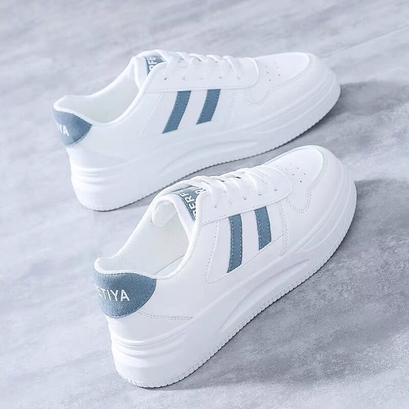 Women's All-matching Casual Sports Leather Summer White Sneakers Internet Celebrity