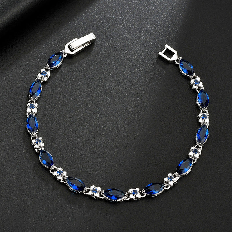 AAA Crystal Zircon Inlaid Fashion Jewelry Simple Bracelet