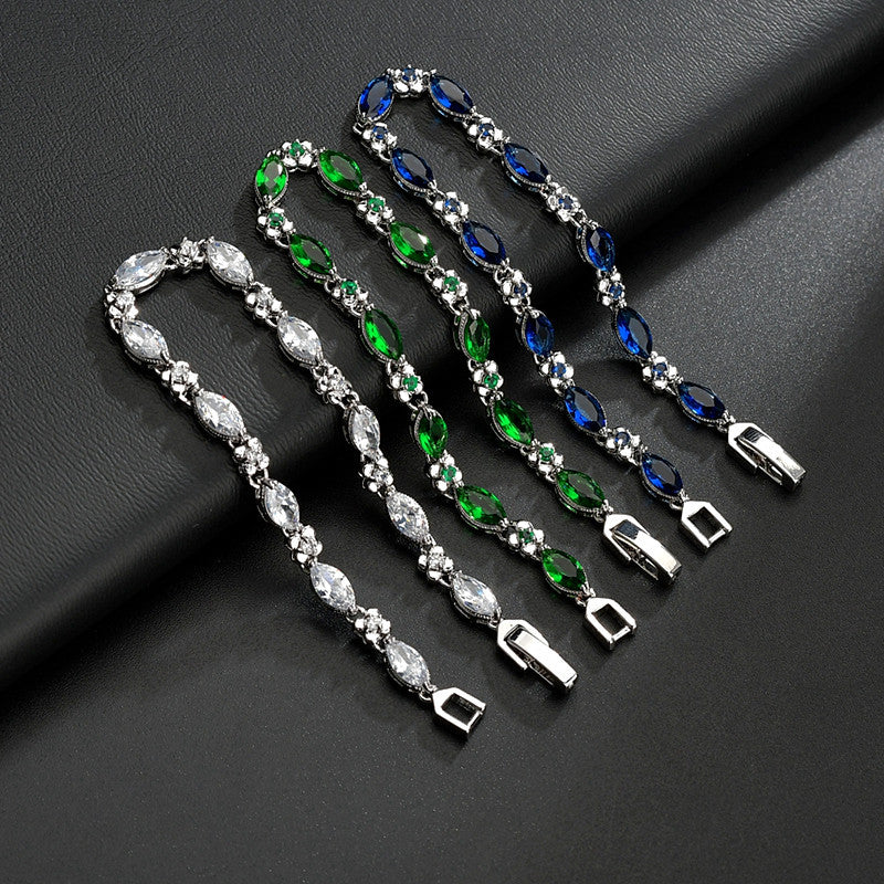 AAA Crystal Zircon Inlaid Fashion Jewelry Simple Bracelet