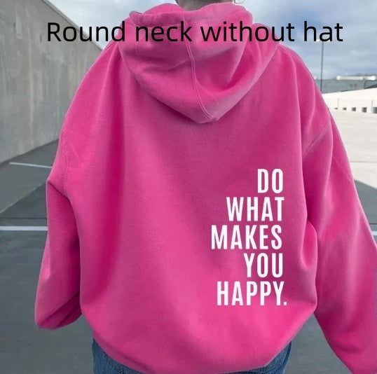 Do What Makes You Happy Sweatshirt Large Sweater