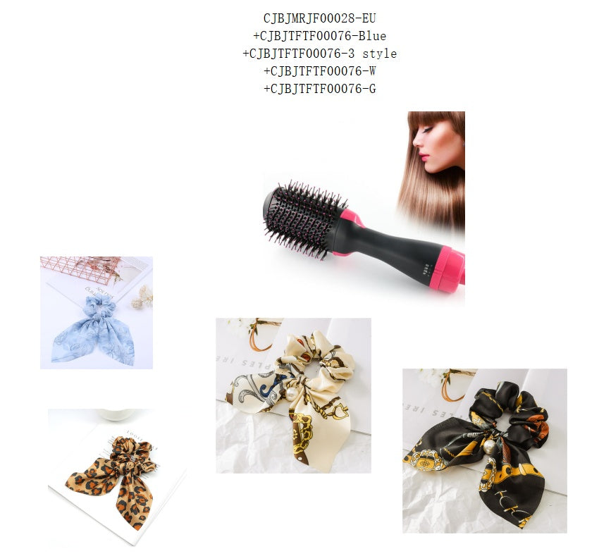 One-Step Electric Hair Dryer Comb Multifunctional Comb Straightener Hair Curling