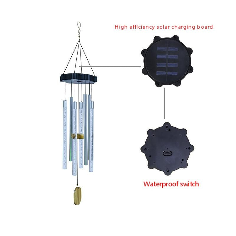 Solar tube Wind Chime