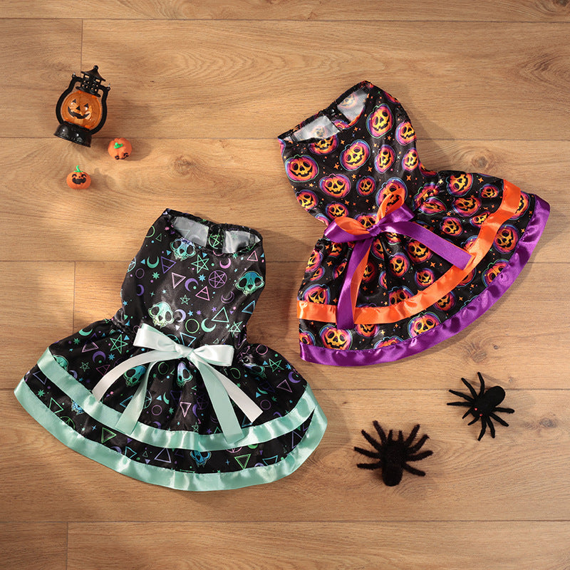 Dog Clothes Halloween Cute Double-layer Pet Skirt