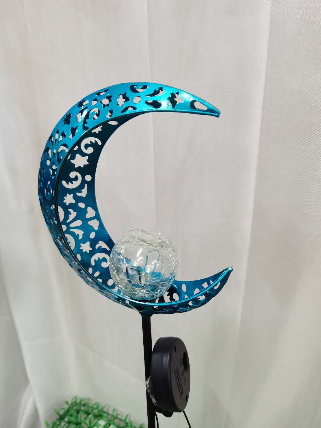 Solar Hollow Wrought Iron Blue Moon