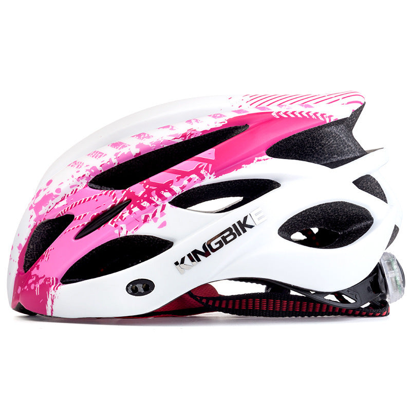 Sunscreen With Rear Taillight Warning Riding Helmet