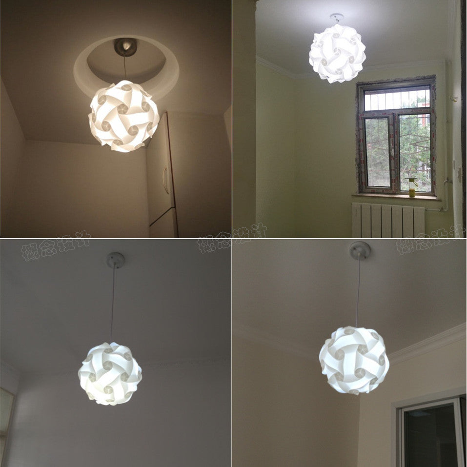 Modern Minimalist Creative Chandelier European-Style Bedroom Living Room Dining Room Chandelier Single Head Personality Bar Balcony Lampshade Lighting