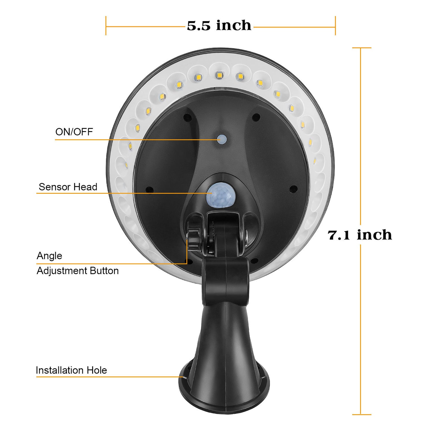 360 Degree Luminous Solar Light