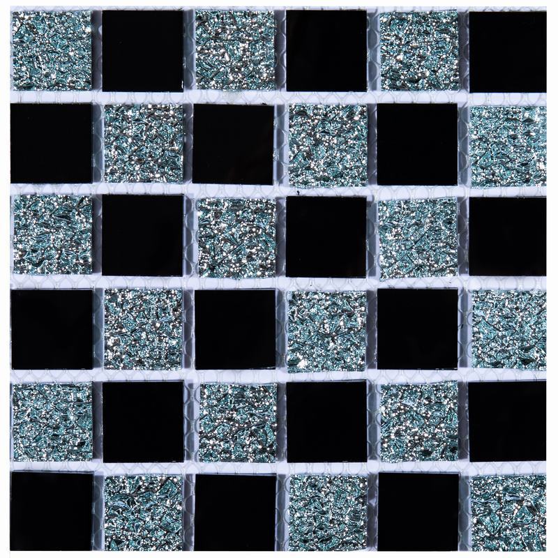 PVC Imitation Tile Sticker Waterproof and Oil-proof Kitchen Floor Wall Self-adhesive Wallpaper Mosaic Tempered Crystal Film