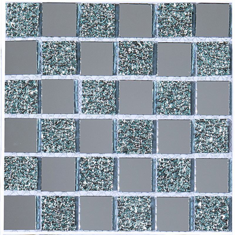 PVC Imitation Tile Sticker Waterproof and Oil-proof Kitchen Floor Wall Self-adhesive Wallpaper Mosaic Tempered Crystal Film