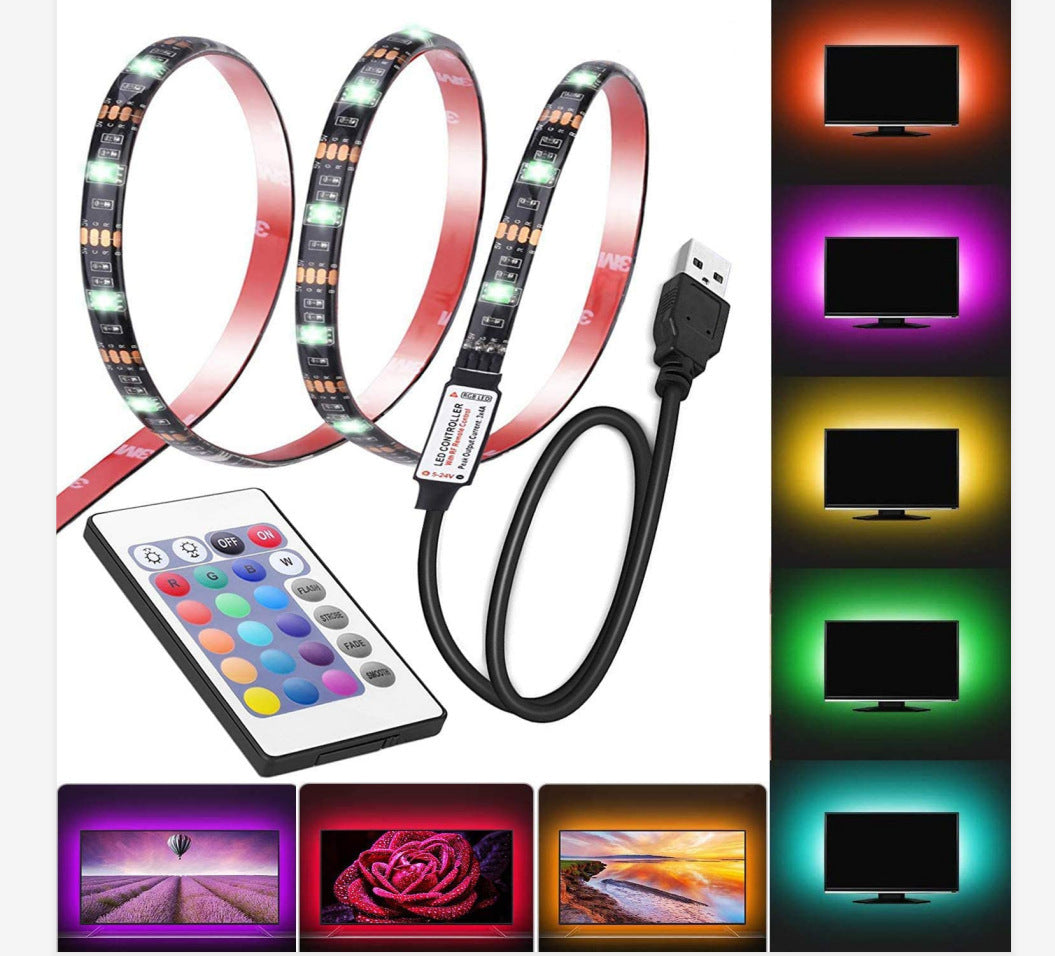 5Vtv Low Voltage Light With Set Led Light With 5050Rgb Soft Light Belt Set Customized New Usb Tv Background