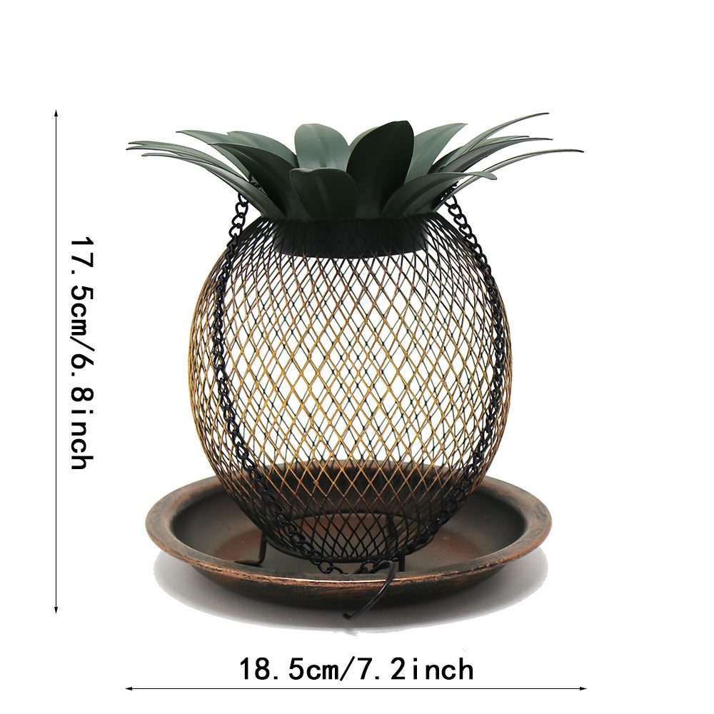 Pineapple Outdoor Hanging Hummingbird Bird Feeder