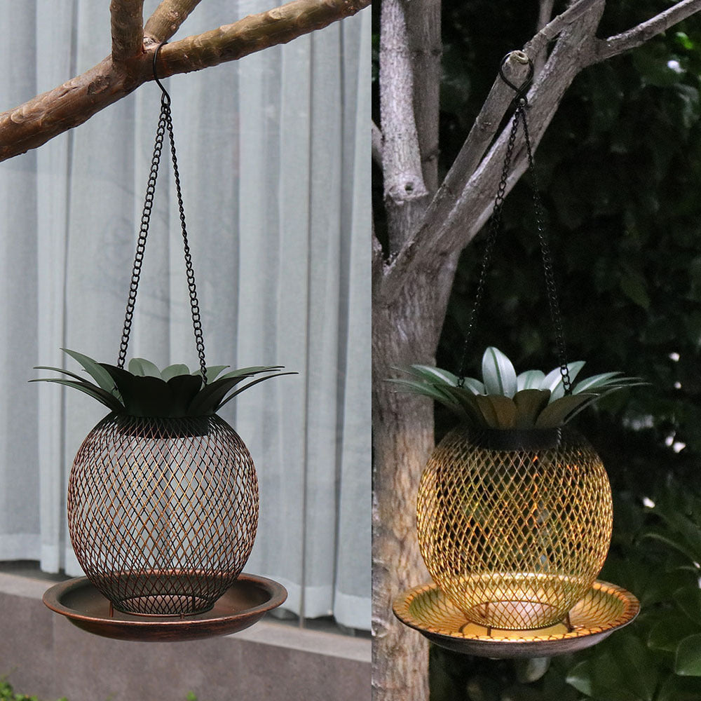 Pineapple Outdoor Hanging Hummingbird Bird Feeder