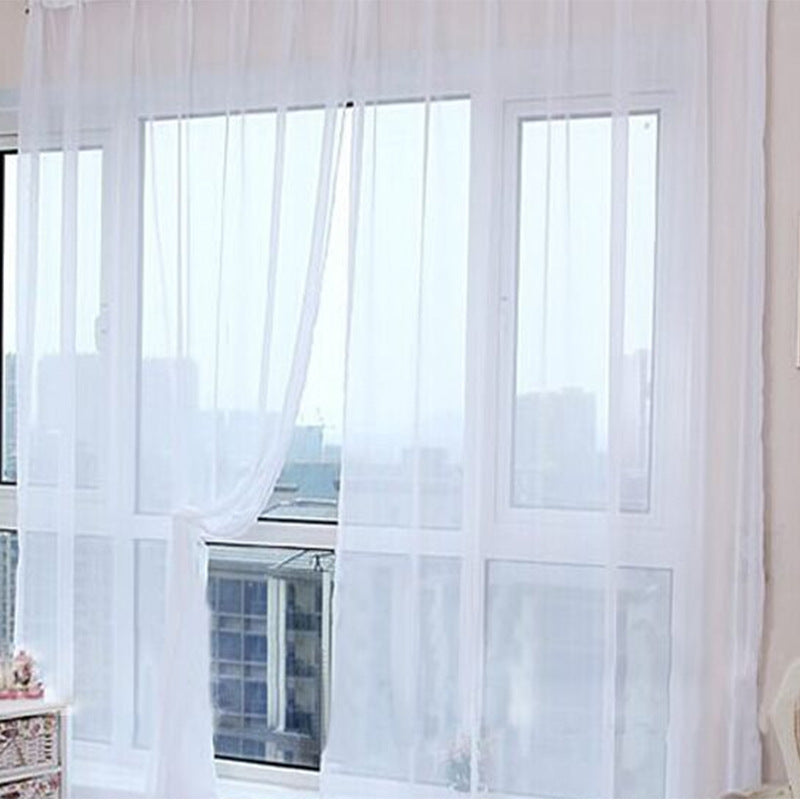 Curtains Solid Tulle Modern Curtains For Living Room Transparent Tulle Curtains Window Sheer For The Bedroom