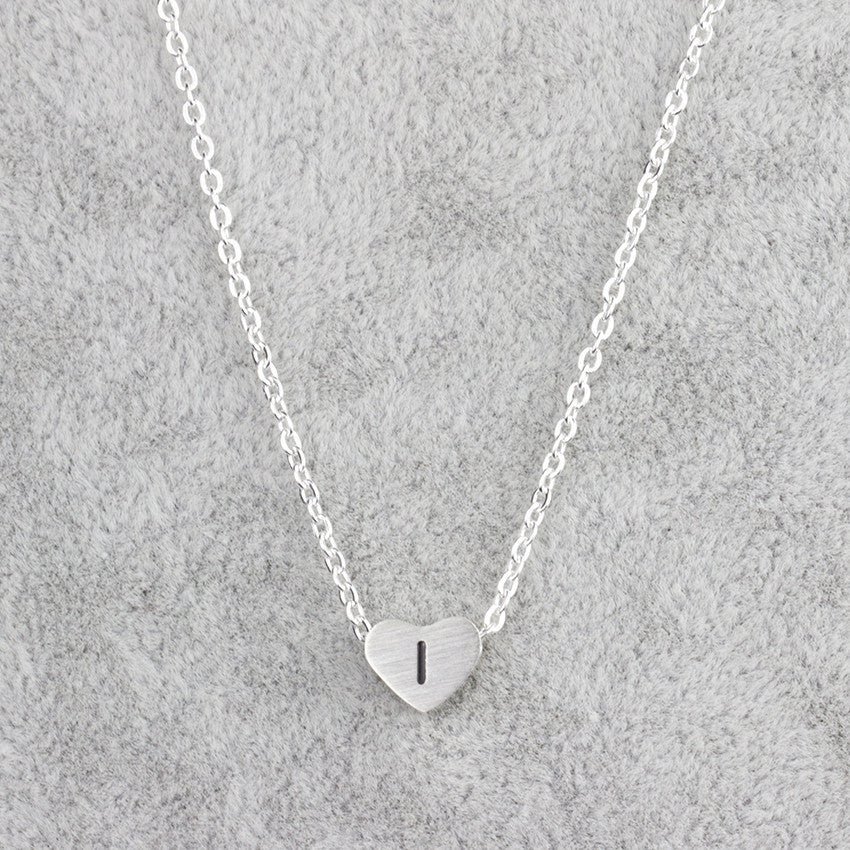 Stainless Steel 26 Letters Pendant Necklace Women