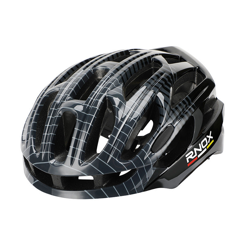 Striped Motorcycle Paint Electric Bike Helmet