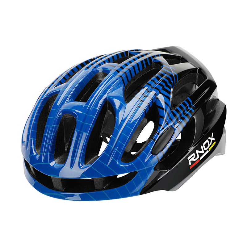 Striped Motorcycle Paint Electric Bike Helmet