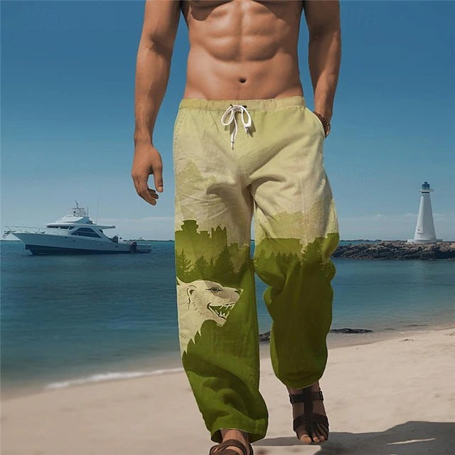 3D Digital Printing Men's Loose Track Sweatpants