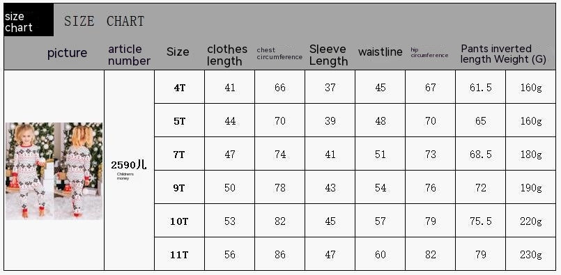 Polyester Black And White Contrast Color Christmas New Parent-Child Women's Casual Suit