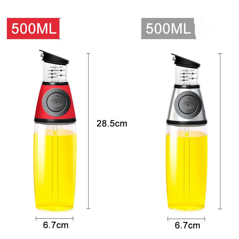 500ml Measurable Glass Bottle Oil Bottle Soy Bottle Kitchenware