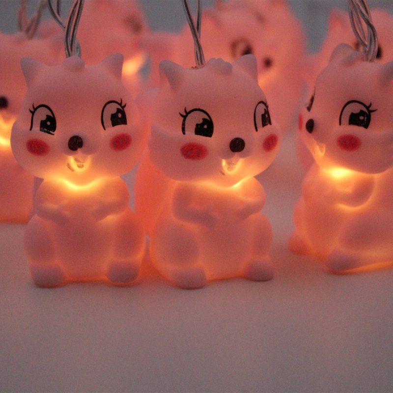 Vinyl animal led light string