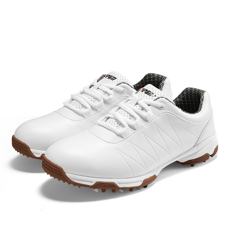 Golf Shoes Women's Waterproof Sneakers Spin Button LACES Anti-sideslip