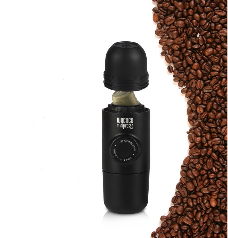 Condensed portable mini coffee machine