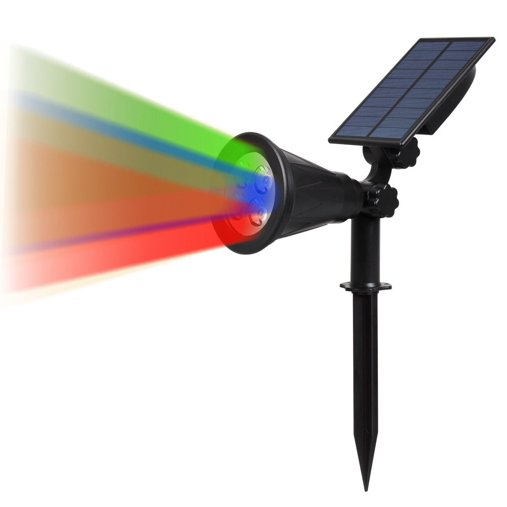 Solar Garden Lawn Light Waterproof Outdoor Street Light RGB Ground Light Garden Lighting Landscape Light