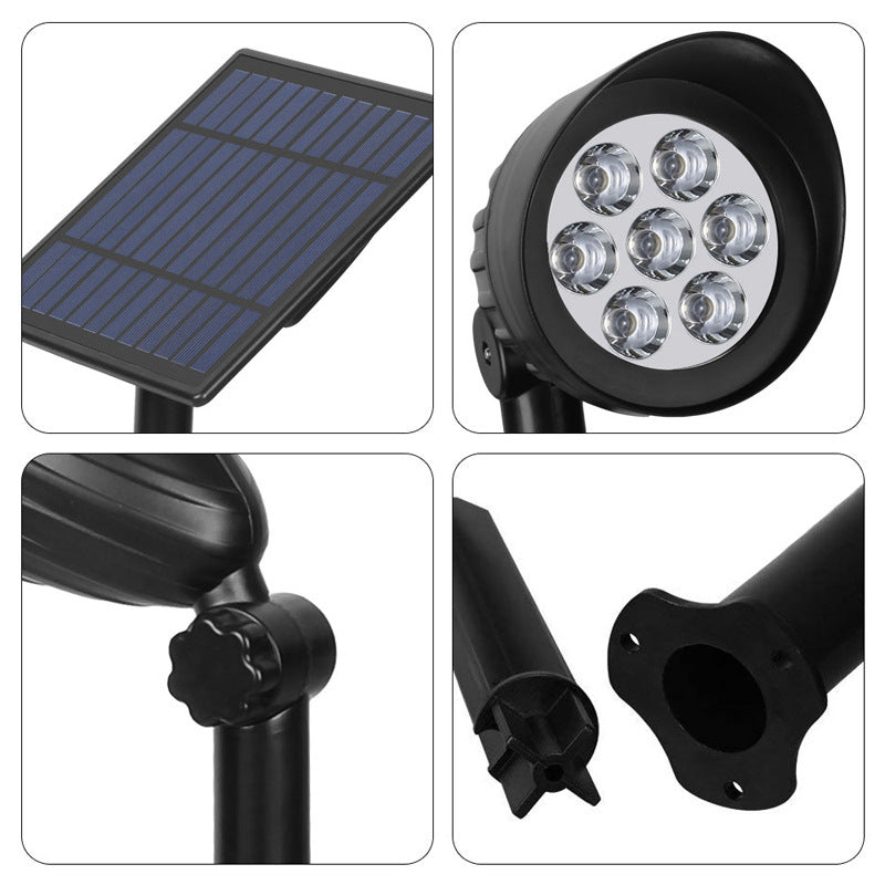 Super bright outdoor solar lamp