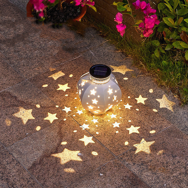 Solar Powered Night Light Courtyard