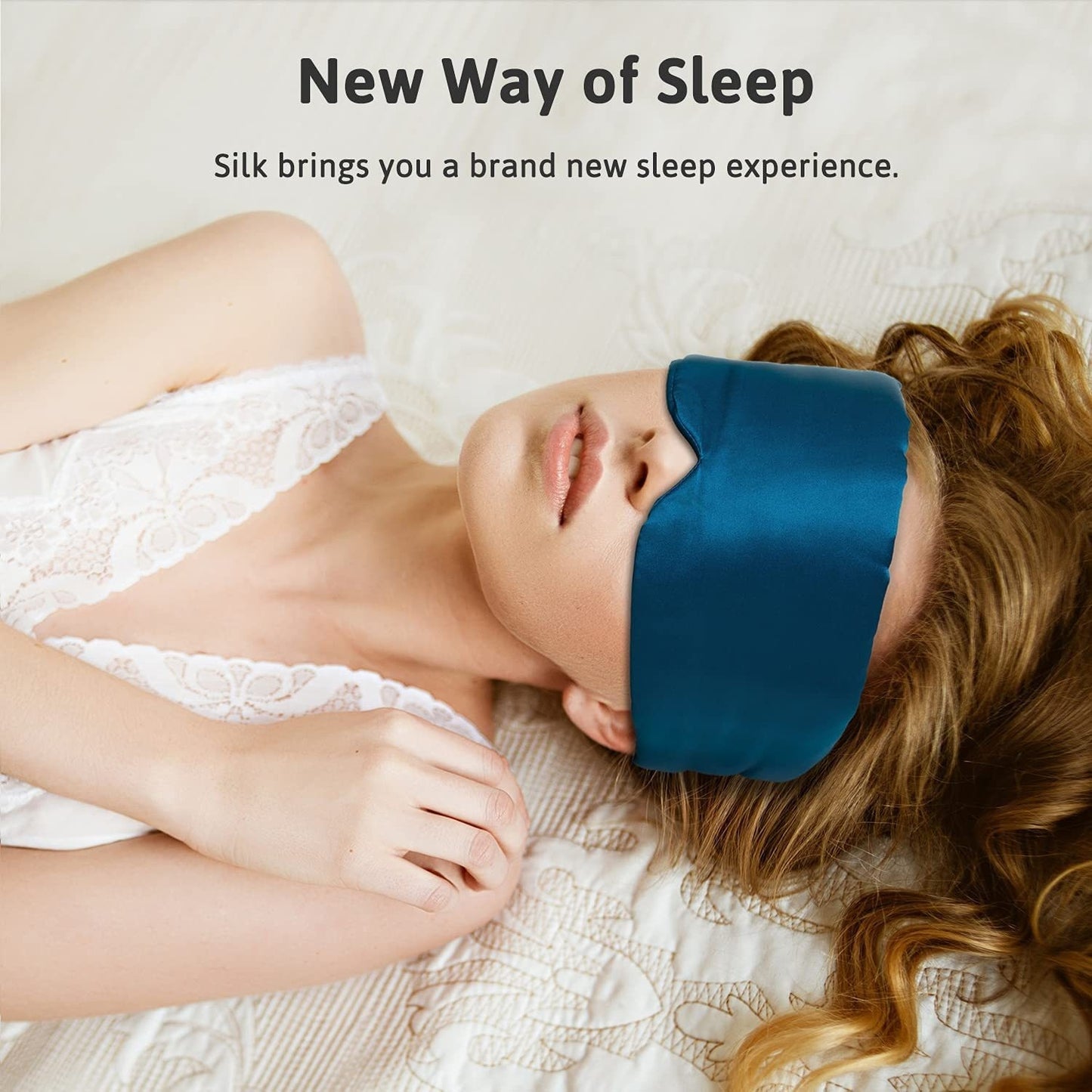 Long Sleep Shading Not Tight Ear All-inclusive Eye Shield Artificial Silk Cold Soft Eye Mask