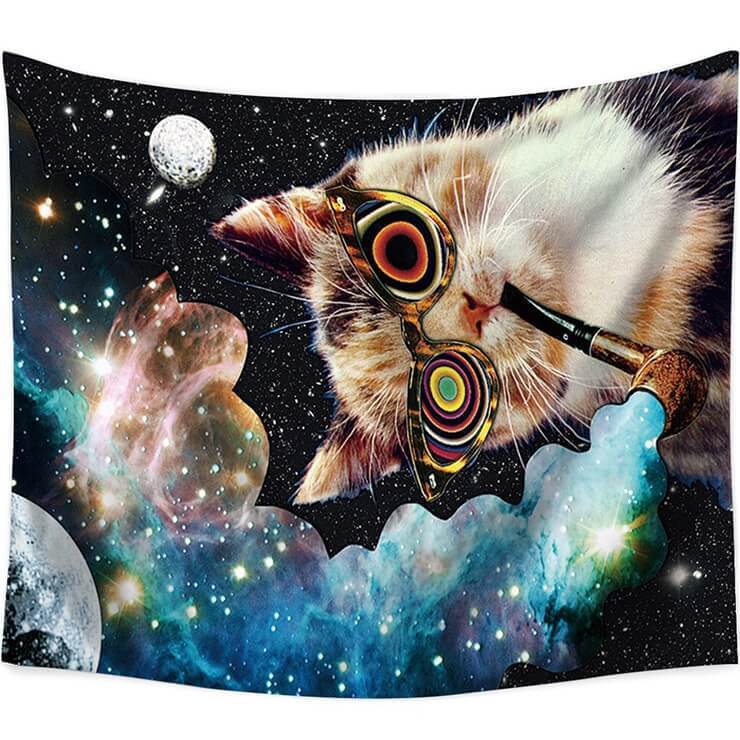 Stoned Cat Tapestry