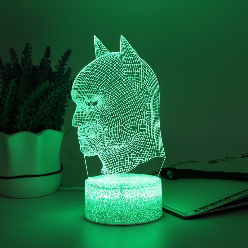 Bat Head 3dled Visual Stereo Effect Nightlight