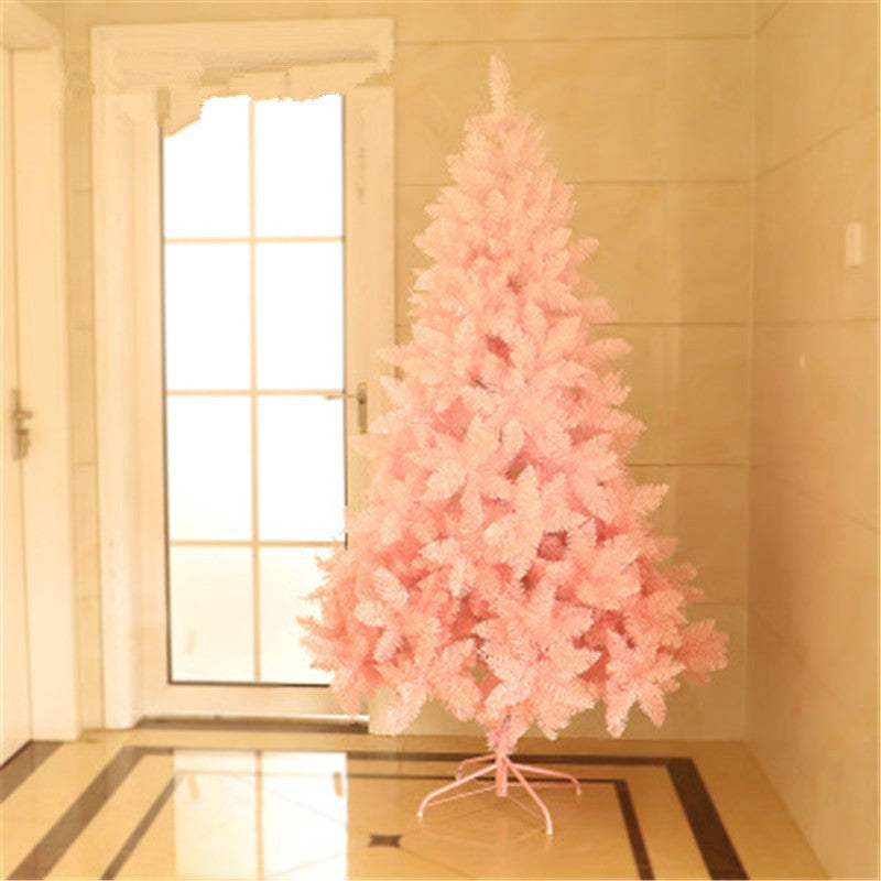 Christmas pink pointed gradient christmas tree