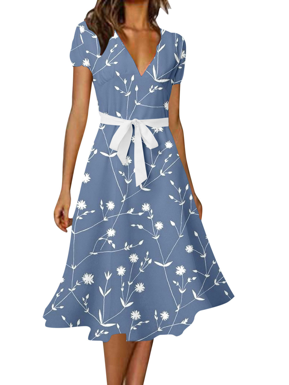 Women's New Fashion Personalized Printing Dress