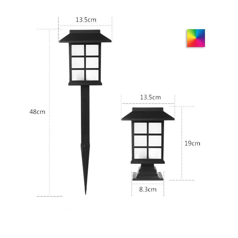 Solar outdoor LED lawn light large room light