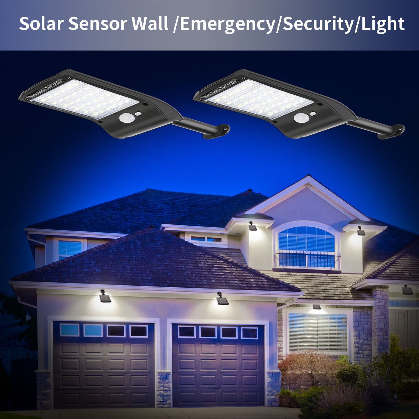 36LED solar wall light