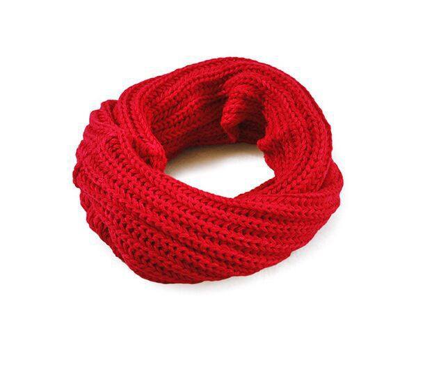 Men's And Women's Korean-style Single-ring Wool Small Scarf