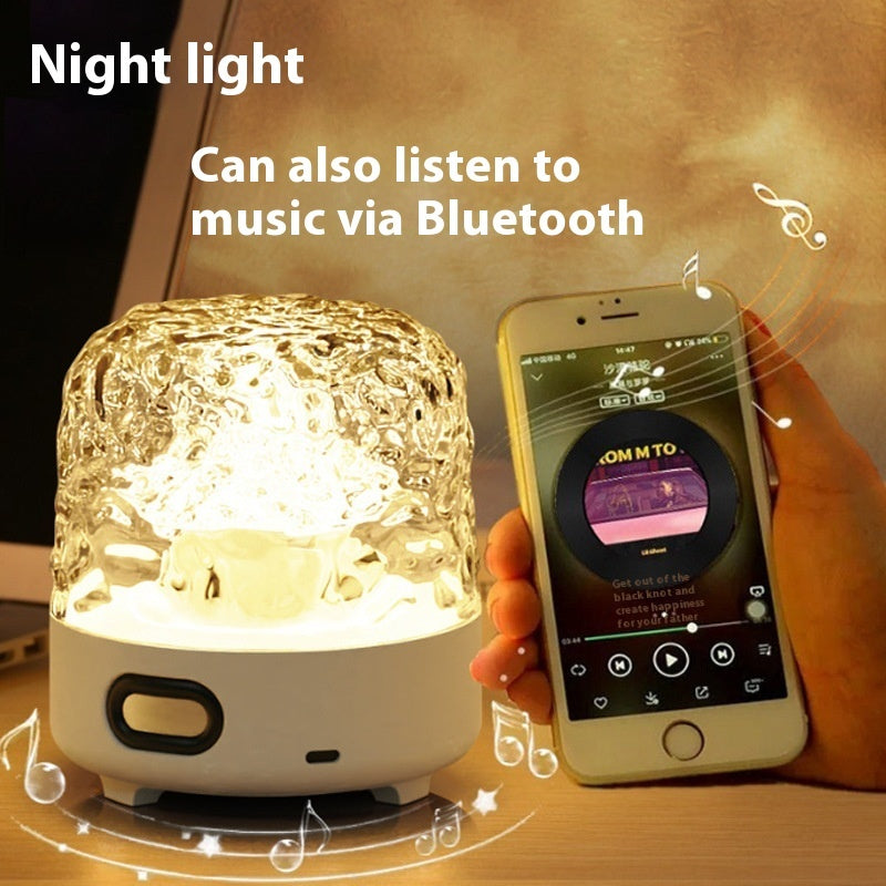 Bedroom Audio Water Ripple Ambience High-grade Starry Sky Projection Night Light