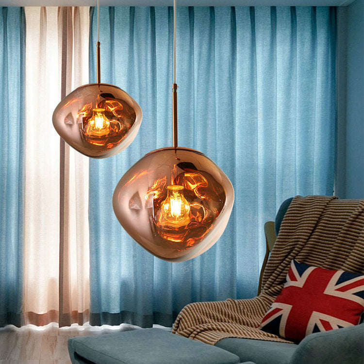 Post Modern Nordic Lava Lamp, Bedside Irregular Chandelier