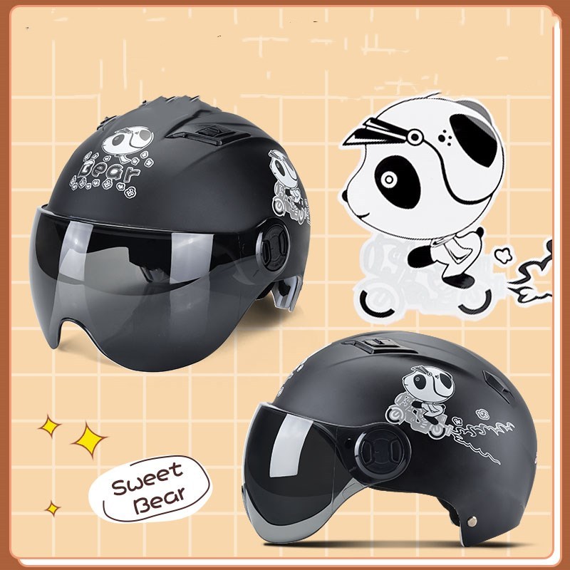 Winter Warm Battery Car Helmet Cute Korean Helmet