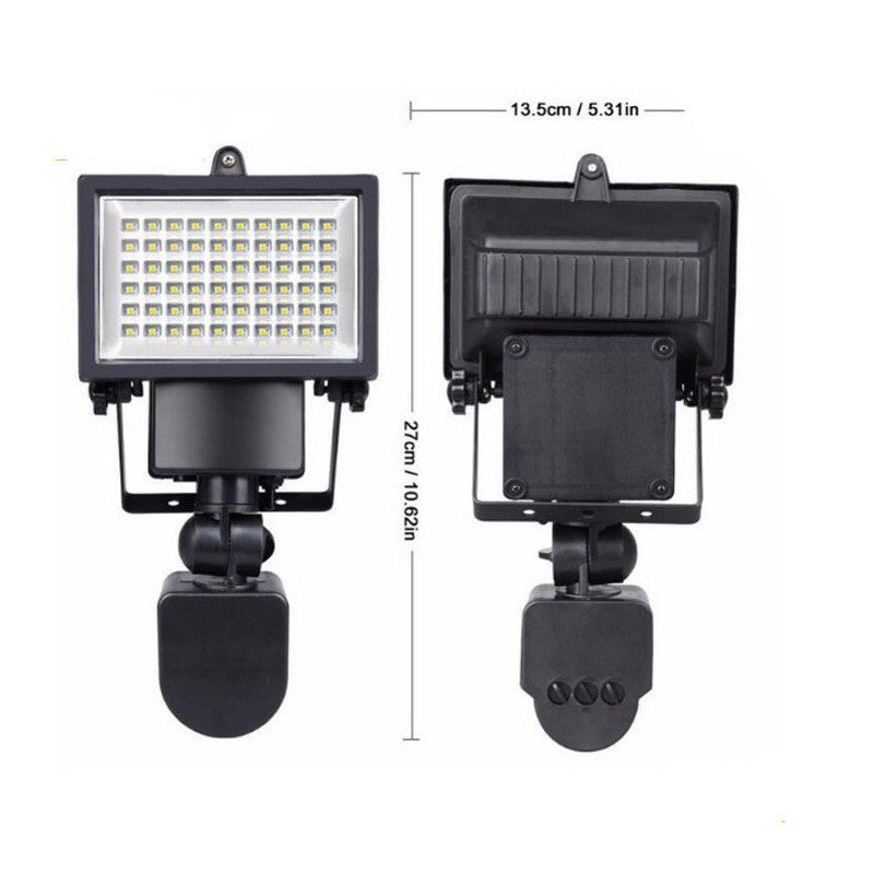 90LED solar induction wall light