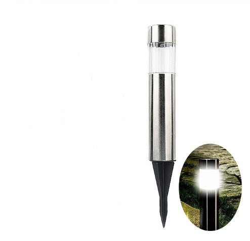 Solar cylindrical lawn light