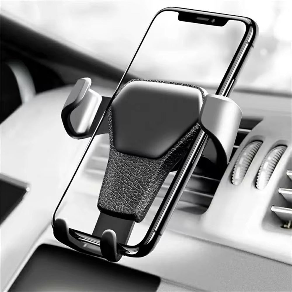 Universal Gravity Phone Holder Car Air Vent Mount Metal Mobile Stand GPS Support For Smartphone Air Vent Stand Cradle For Mobile Cell Phone