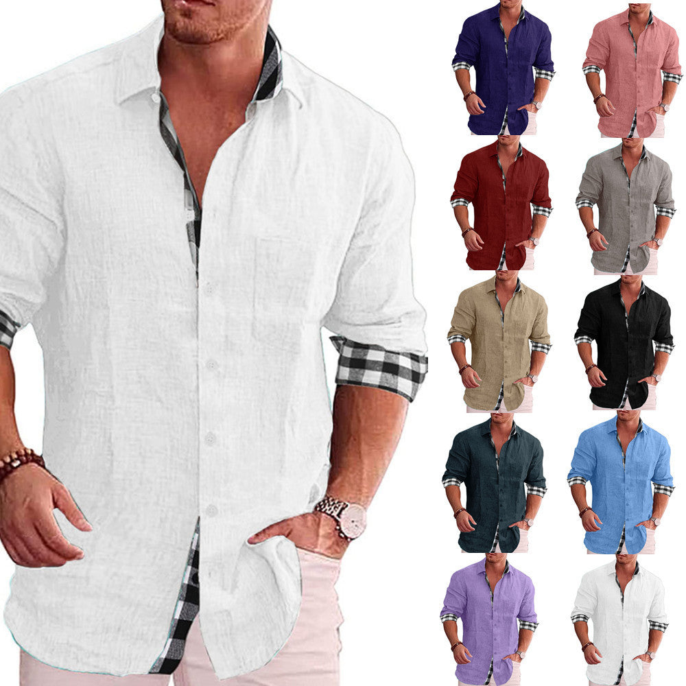 Men's Shirt Long Sleeve Casual